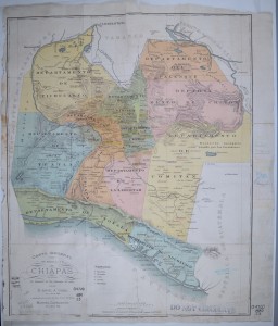 Carta General del Estado L. y. s. de Chiapas Levantada